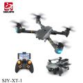 Drone de corrida dobrável PK DJI Mavic Pro drone em tempo real wi-fi com câmera de grande angular wi-fi 1080P com posicionamento de fluxo óptico SJY-XT-1